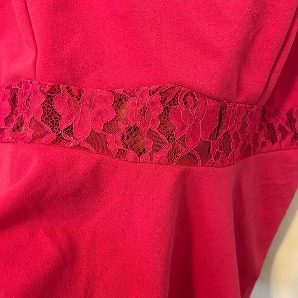 Rue 21 Womens 2X babydoll Camisole Top Lace Panel Layered V Neck Pink ruffle Y2K - Picture 5 of 13
